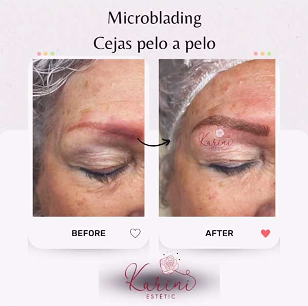 Microblading de cejas en San Andreu de la Barca